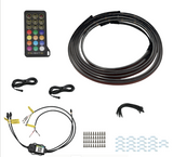 Race Sport 84in Running Board LED Light Kit with Amber Running, White Door Valet - 1007845