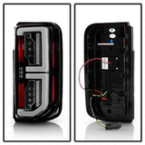SPYDER BLACK LED TAILLIGHTS ; 21-25 BRONCO WITHOUT FACTORY LED TAIL LIGHTS