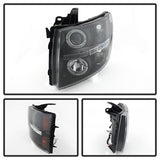Spyder Projector Headlights - LED Halo - Black (5009494) - image 2