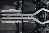 3in. Cat-Back. Dual Rear Exit. Quad CF Tips. Street Version. T304