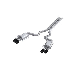 MBRP 3in. Cat-Back. Dual Rear Exit. Active Exhaust. T304. Quad CF Tips.