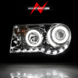 ANZO USA - Projector Headlight Set w/Halo - 121250