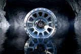 ICON Hulse 17 X 8.5 6 X 5.5 0mm Offset 4.75in BS Silver Machined (8017858347SM)