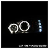 Spyder Projector Headlights - LED Halo - DRL - Black (5042675) - image 2