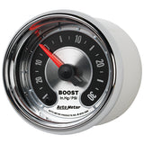 2-1/16" BOOST/VACUUM, 30 IN HG/30 PSI, AMERICAN MUSCLE — Polished (1259)