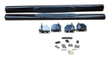 Black Tubular Side Steps for Jeep JK Wranglers w/ 2-Doors