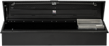 Highway Product 48 X 16 X 16 LOW SIDE TOOL BOX WITH SMOOTH BLACK BASE, BLACK DIAMOND PLATE LID - 3712-001-BK62-ALL