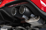 3in. Cat-Back. Dual Rear Exit. Active Exhaust. T304. Quad CF Tips.