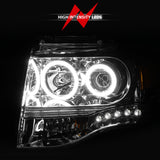 ANZO USA - Projector Headlight Set w/Halo - 111114