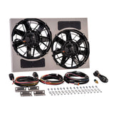 Derale Powerpack - Brushless Dual 12" RAD Fan/Alum Shroud Kit w/ PWM Controller (67926215) — view 7