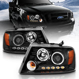 ANZO USA - Projector Headlight Set w/Halo - 111204