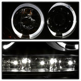 Spyder Projector Headlights - LED Halo - DRL - Black (5012098) - image 8