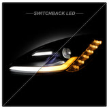 Spyder High-Power LED Module (High Beam And Low Beam) Equipped Headlights - Black (5087959) — view 8