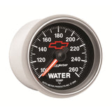 GAGE, WTR TMP, 2 1/16", 100-260F, DIGTL STPPR MTR, CHEVY RED BOWTIE, BLACK