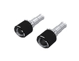 MBRP Tip Set, 5in OD Dual Wall Angle Cut, T304, CF. (T5199CF)