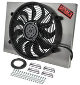 Derale Powerpack - High Output Single 17" Electric RAD Fan/Aluminum Shroud Kit (16828)