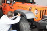 Kentrol/Fishbone Offroad 2007-2018 Wrangler Aluminum Tube Fenders Black Textured Powder Coat