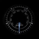 2-1/16" FUEL LEVEL 0-280Ohm PROGRAMMABLE CHRONO — 20" (8110)