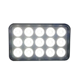 6 x 3.75in 60-Watt Rectangle IQ Series Auxiliary LED Flood Beam Light - Industrial Grade Quadruplex Optical System