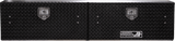 Highway Product 90 X 16 X 13 HIGH SIDE TOOL BOX WITH BLACK DIAMOND PLATE DOOR, SMOOTH BLACK BASE - 3813-015-BK62