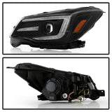 Spyder Headlights - Sequential LED Turn Signal - Black (5088444) - image 3