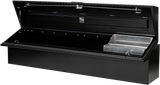 Highway Product 90 X 16 X 16 DRIVER SIDE LOW SIDE TOOL BOX WITH SMOOTH BLACK BASE, PLATE LID - 3712-005-BK62-ALL