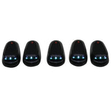 White LED LoPro Wireless Solar-Powered Truck CAB Light 5-Piece Roof System - No Drilling, No Holes, No Wiring