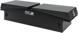 Highway Product 71 X 16 X 23 GULL WING TOOL BOX WITH SMOOTH BLACK BASE, LEOPARD LID - 3412-015-BK62S