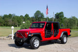 Kentrol/Fishbone Offroad 2018+ Wrangler/2020+ Gladiator Front And Rear Tube Doors Black Textured Powder Coat Steel
