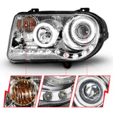 ANZO USA - Projector Headlight Set w/Halo - 121250