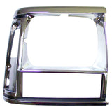 Crown Automotive Headlight Bezel — Black, Chrome (55034078) - image 2