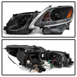 Spyder Projector Headlights - DRL LED - Black (5082800) - image 3