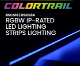 Race Sport RGBW IP65 LED Tape Strip Lighting with 3-pin Waterproof Connectors - 1007838