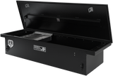 Highway Product 70 X 13.5 X 20 LOW PROFILE TOOL BOX WITH SMOOTH BLACK BASE, BLACK DIAMOND PLATE LID - 3312-001-BK62