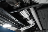 3in. Cat-Back. Pre-Axle Dual Outlet. Passenger side. Street Version. BLK
