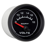 2-1/16" VOLTMETER, 8-18V, ES — Red (5992)