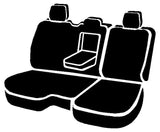 FIA TRS40 Series - Wrangler Solid Saddle Blanket Custom Fit Seat Covers (TRS4255GRAY)