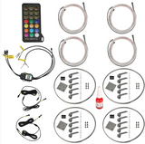 Race Sport ColorTRAIL 14-18inch Adjustable RGBW Multi-Color LED Wheel Light Kits - 1007844