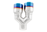 2.5" Inlet Exhaust Tip. T304 Stainless Steel, Burnt End. (T5170BE)