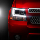 Spyder Projector Headlights - Version 2 - Light Bar DRL - Smoke - image 8