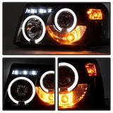 Spyder Projector Headlights - LED Halo - Black Smoke (5078476) - image 3