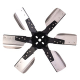 Derale 17" Heavy Duty Stainless Steel Reverse Rotation Flex Fan, Black - image 2
