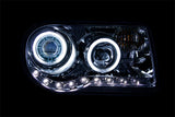 ANZO USA - Projector Headlight Set w/Halo - 121250