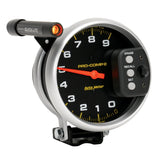 5" TACHOMETER, 0-9000 RPM, PEDESTAL W/ QUICK LITE & PEAK MEMORY, PRO-COMP