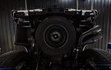 4in. Filter Back. Single Side Dual Exit. BLK