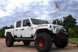 Kentrol/Fishbone Offroad 2020+ Gladiator Scale Armor Gloss Black Powder Coat 3/16" Steel