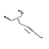 3in. Cat-Back. 2.5in. Dual Split Rear. T304. CF (S49033CF)