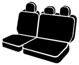 FIA TRS40 Series - Wrangler Solid Saddle Blanket Custom Fit Seat Covers (TRS4251BLACK)