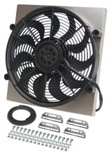Derale Powerpack - High Output Single 17" Electric RAD Fan/Aluminum Shroud Kit (16816)