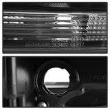 Spyder Projector Headlights - DRL LED - Black Stripe - Black - image 5